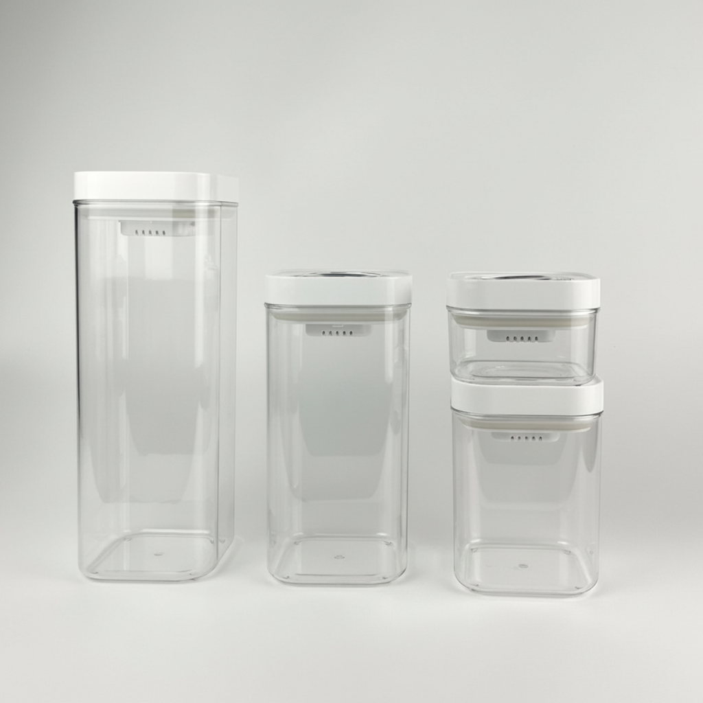 Pack 4 Tarros Herméticos para Despensa.