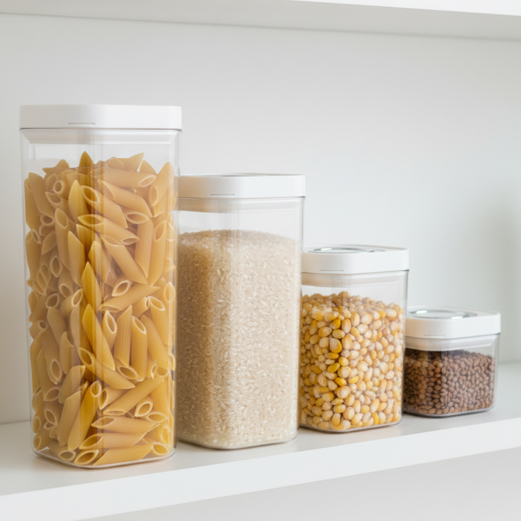 Pack 4 Tarros Herméticos para Despensa.