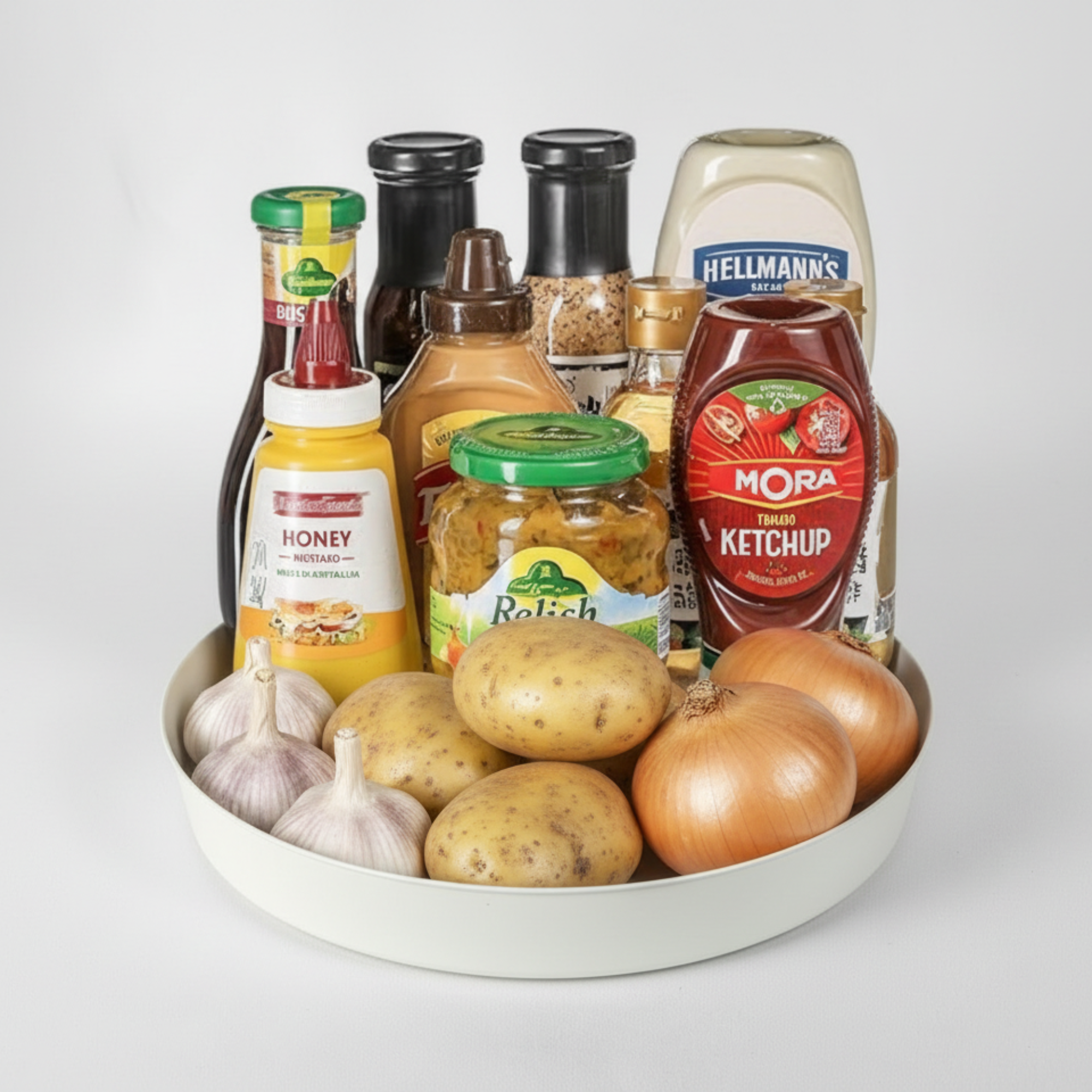 Bandeja Giratoria 360 ° para Cocina y Despensa.