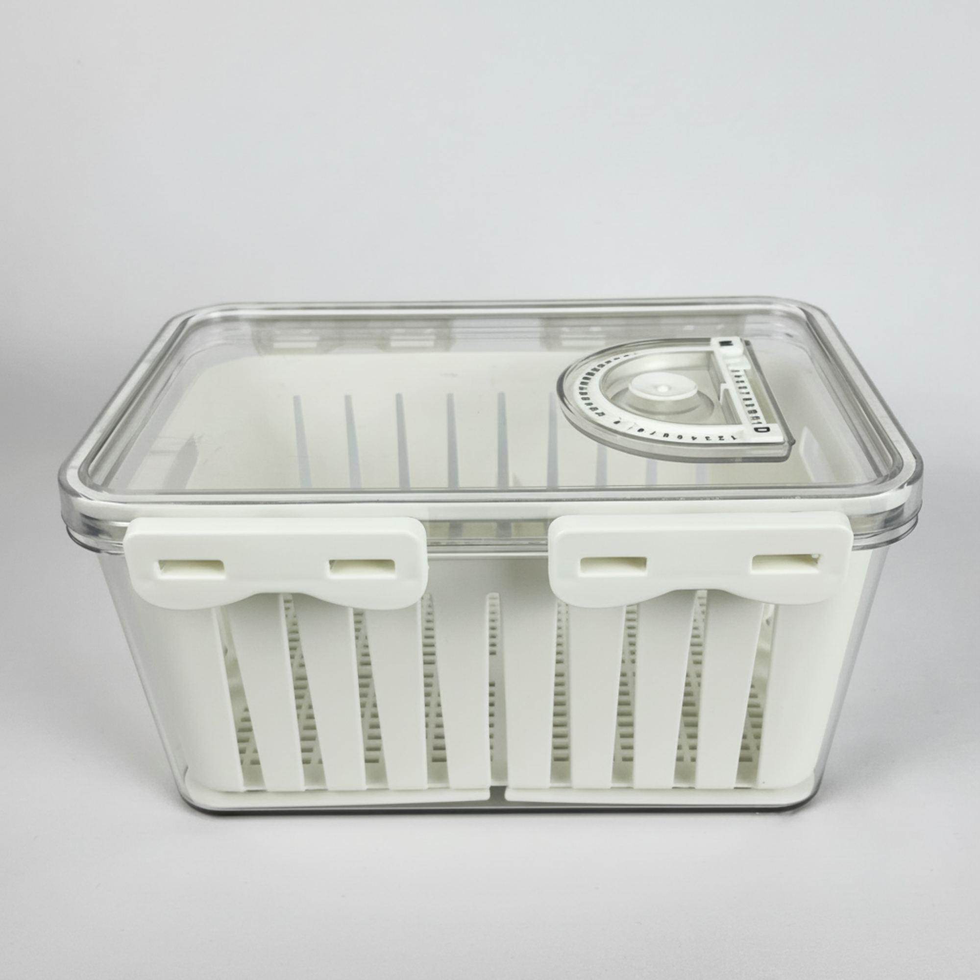 Set de 3 Contenedores para Nevera con Drenaje.