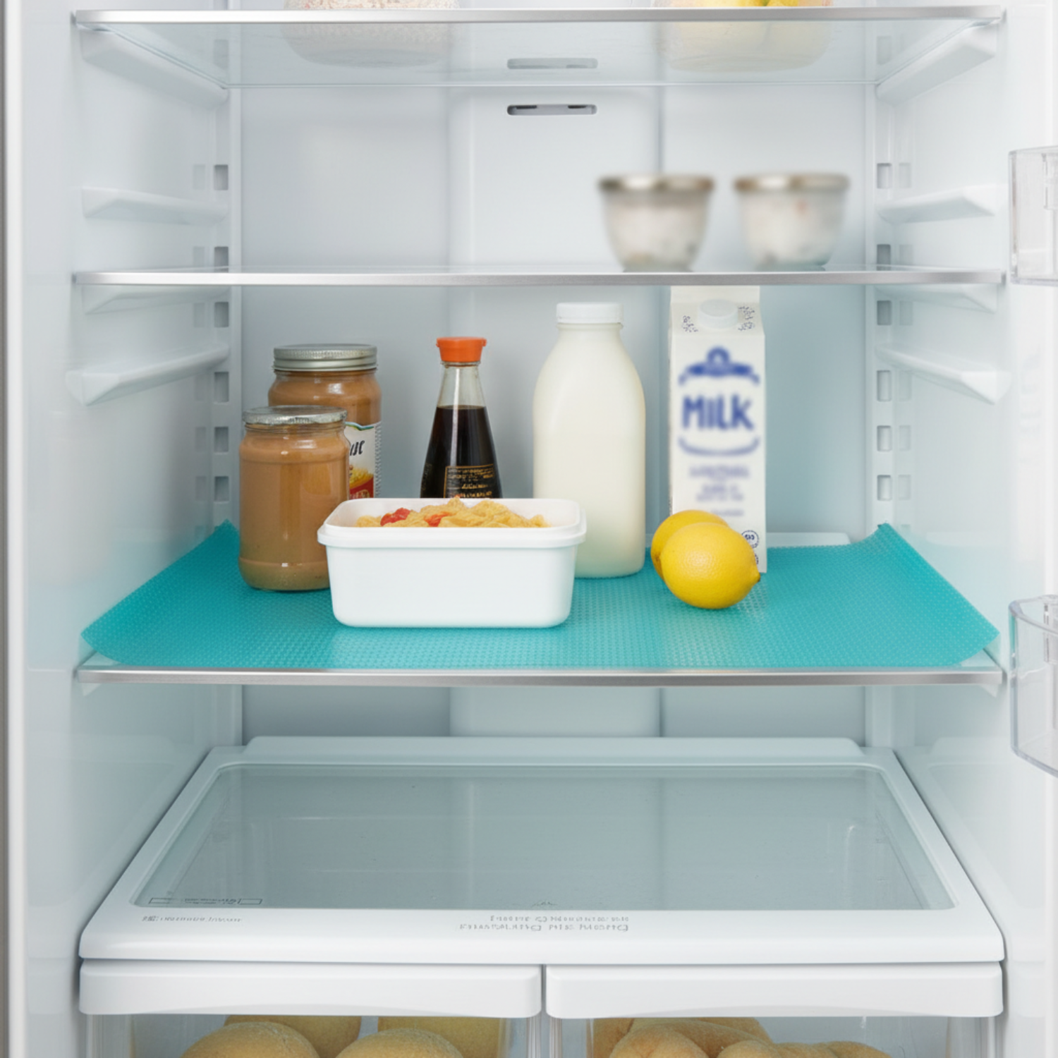 2 Alfombrillas Antideslizantes para Nevera.