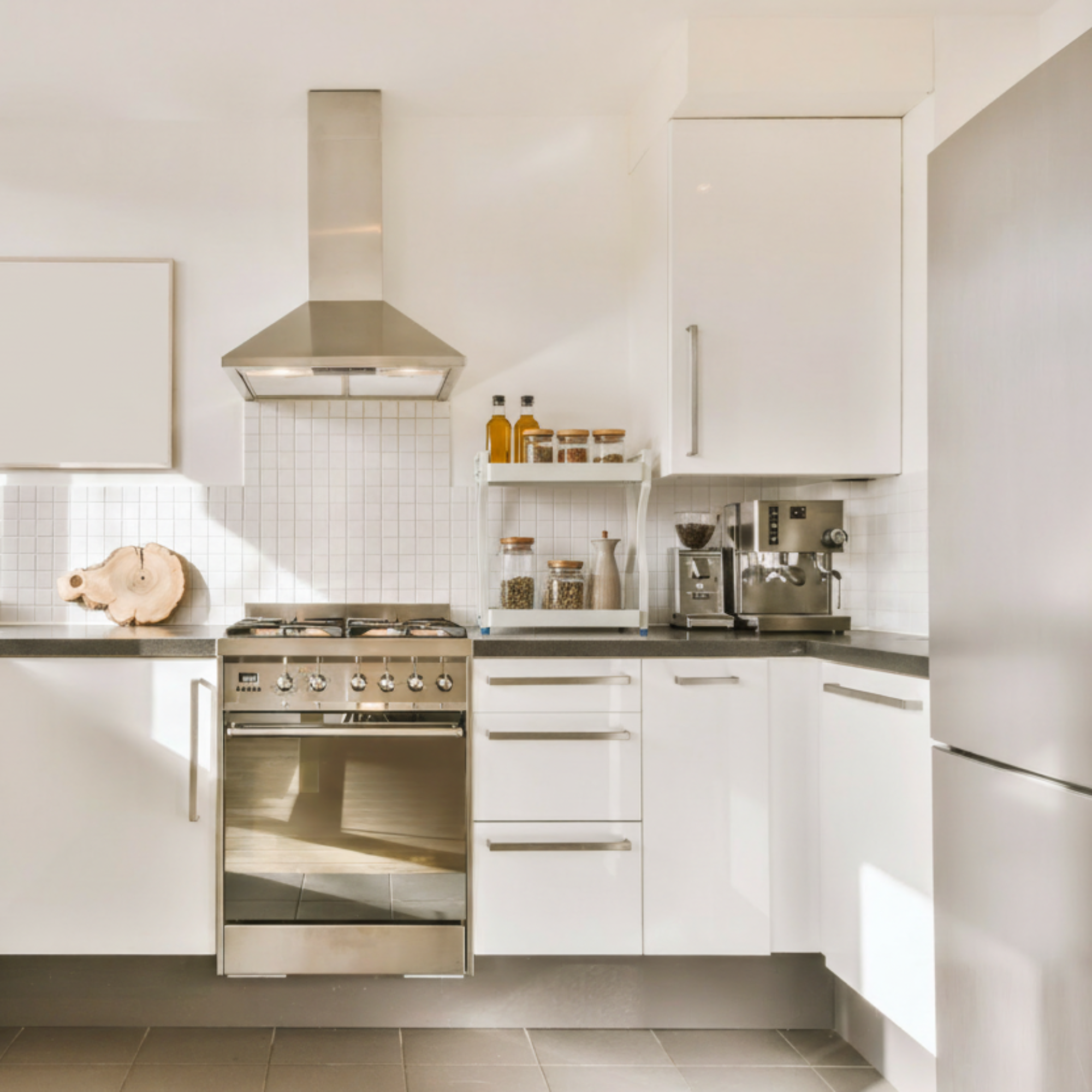 Soporte Vertical para Encimera de 2 Niveles.