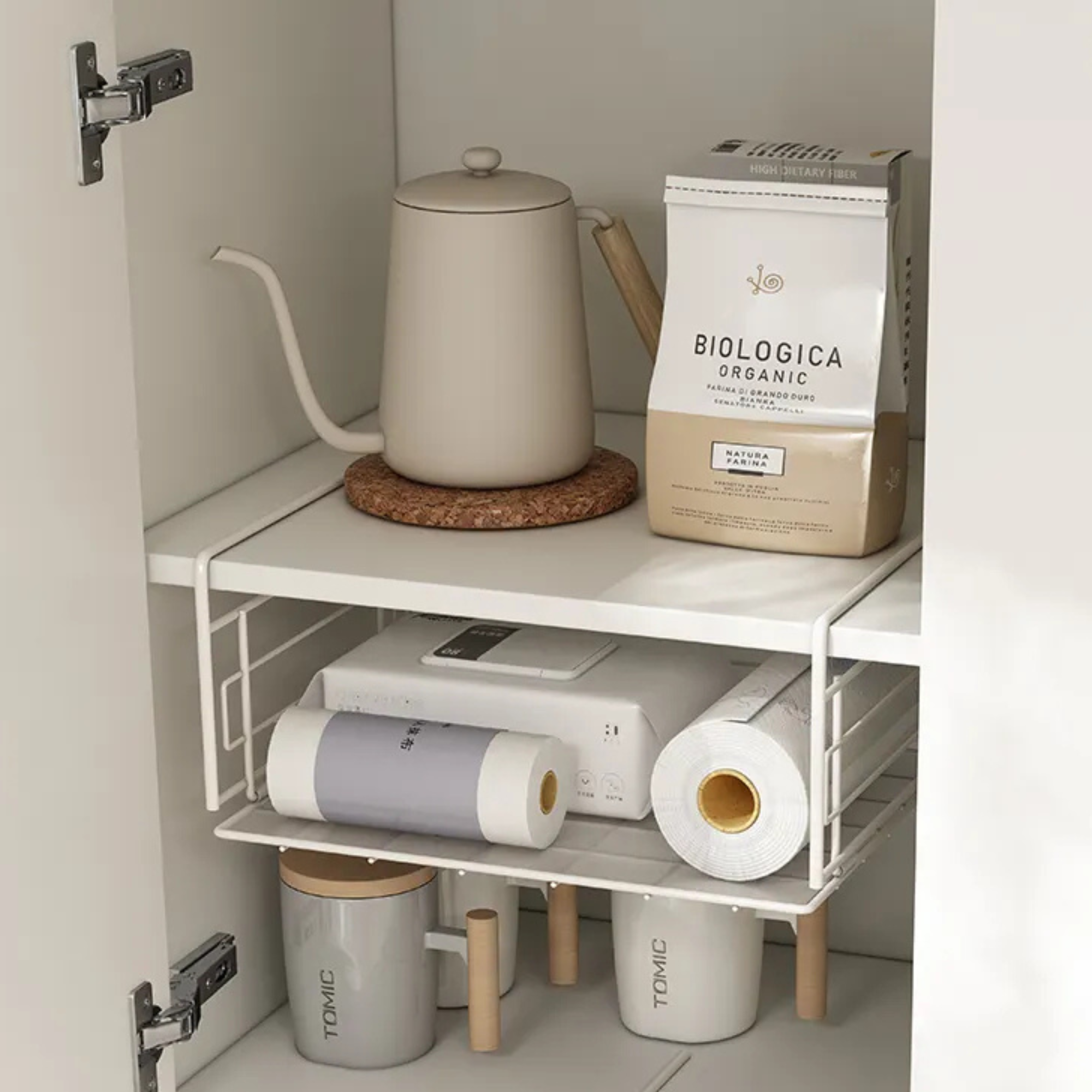 Cesta Colgante para Armarios de Cocina.