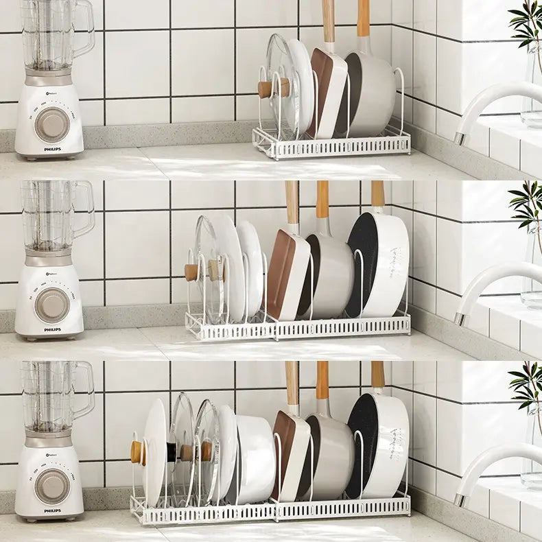 Organizador Ajustable Para Ollas y Sartenes.